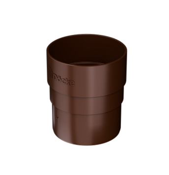 Муфта соединительная для водостока Премиум (Premium) Каштан, (RAL 8017)